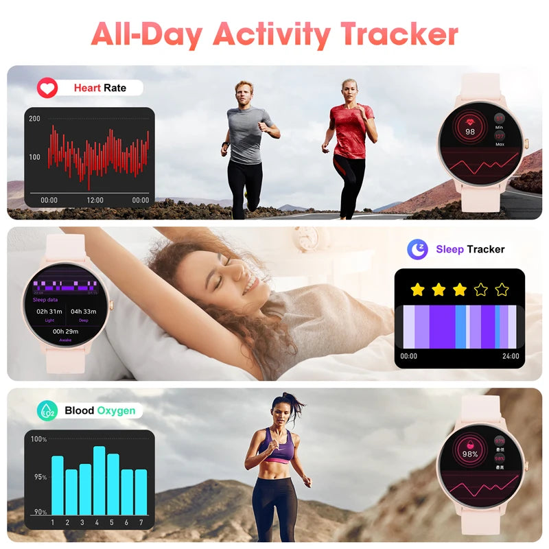 Karchilor 2025 Women'S Smartwatch Bluetooth Call 1.39