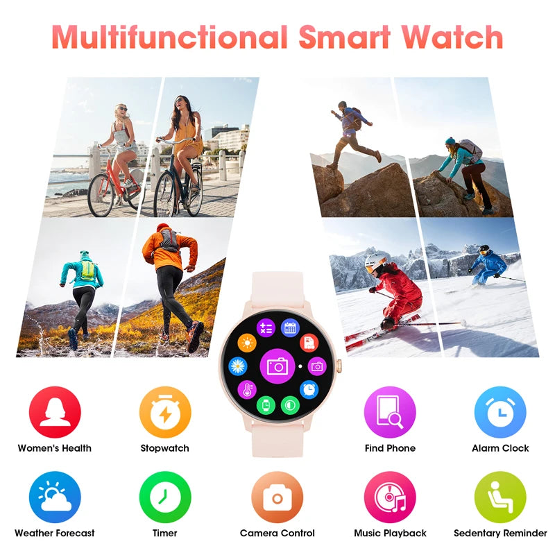 Karchilor 2025 Women'S Smartwatch Bluetooth Call 1.39