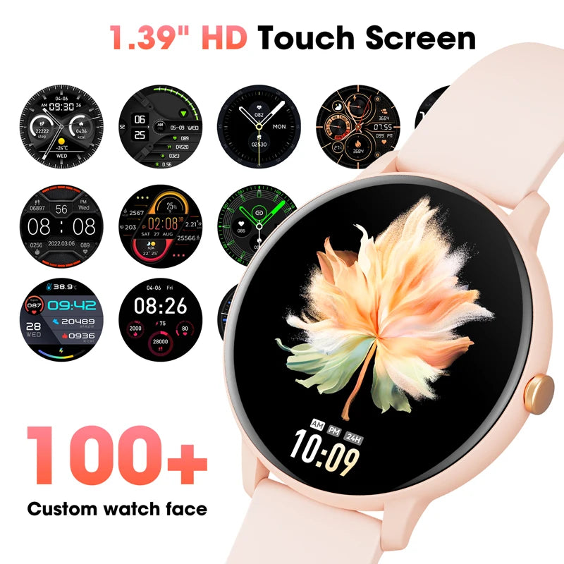 Karchilor 2025 Women'S Smartwatch Bluetooth Call 1.39