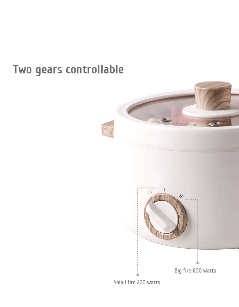 Multi-Function Mini Electric Cooker – 1.2L Portable Cooking Pot for Boiling, Steaming, and Rice Cooking – Ideal for Dorms, Offices, and Small Households