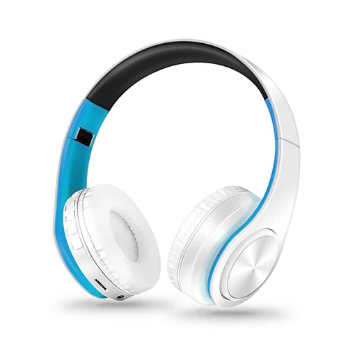 Bluetooth Over-Ear Headphones with Mic – Wireless, Soft Earmuffs, 20H Battery