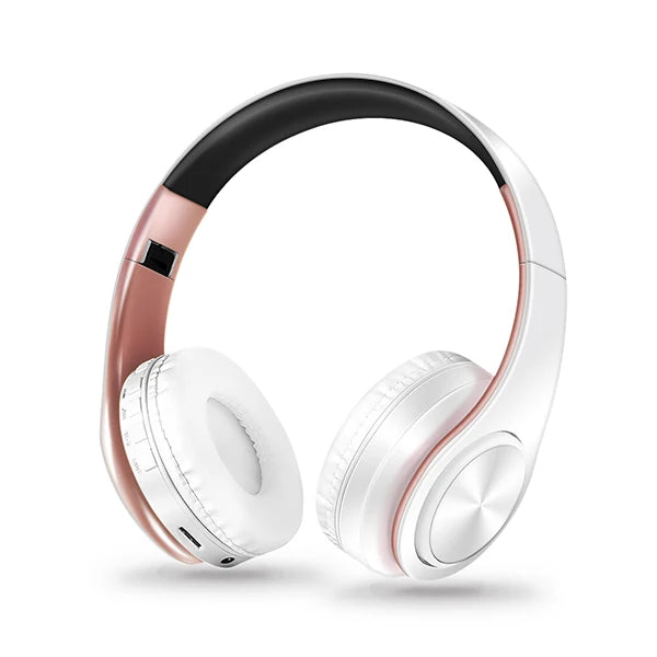 Bluetooth Over-Ear Headphones with Mic – Wireless, Soft Earmuffs, 20H Battery