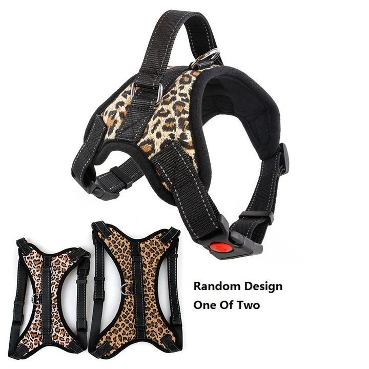 Nylon Heavy Duty Dog Harness – Adjustable Padded Vest for Small, Medium, and Large Dogs – Ideal for Huskies and Big Breeds