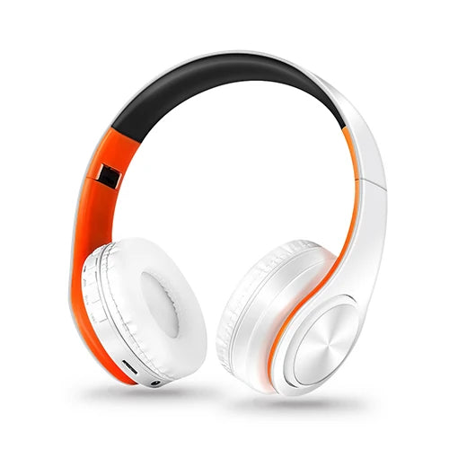 Bluetooth Over-Ear Headphones with Mic – Wireless, Soft Earmuffs, 20H Battery