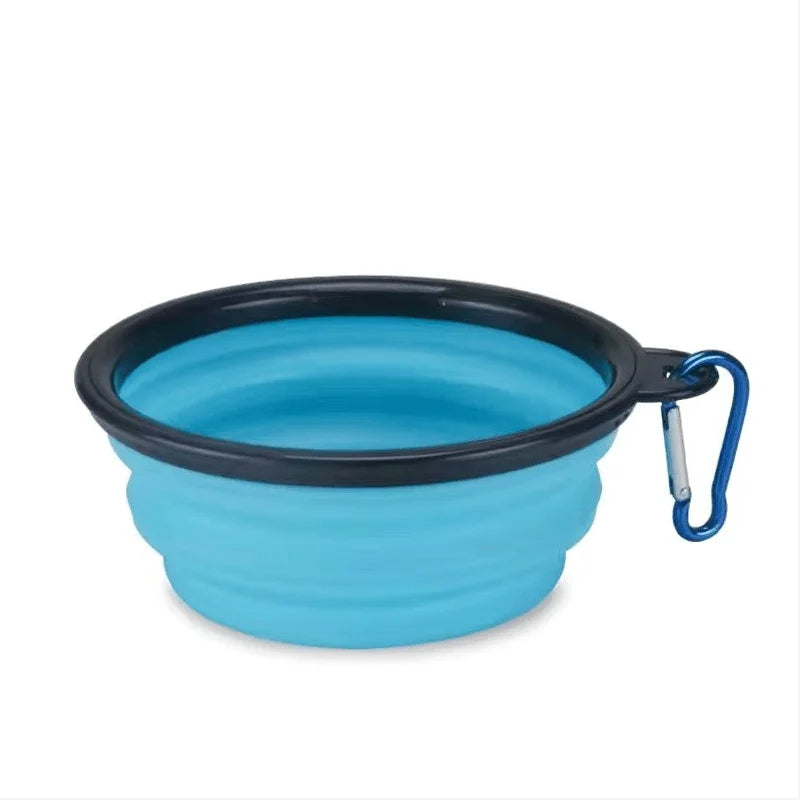 Portable Pet Food & Water Bowl – Durable TPR Silicone Collapsible Travel Bowl for Dogs & Cats