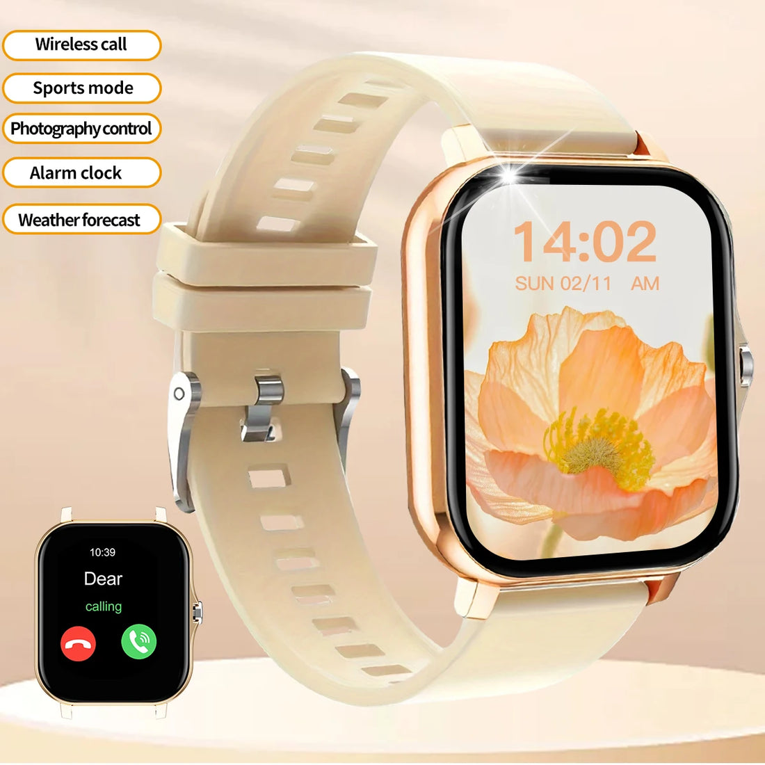 Smart Watch Bluetooth Call Smartwatch Touch Dial