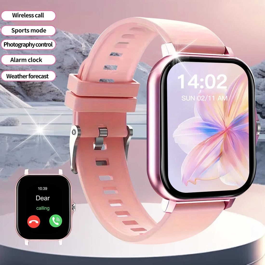 Smart Watch Bluetooth Call Smartwatch Touch Dial