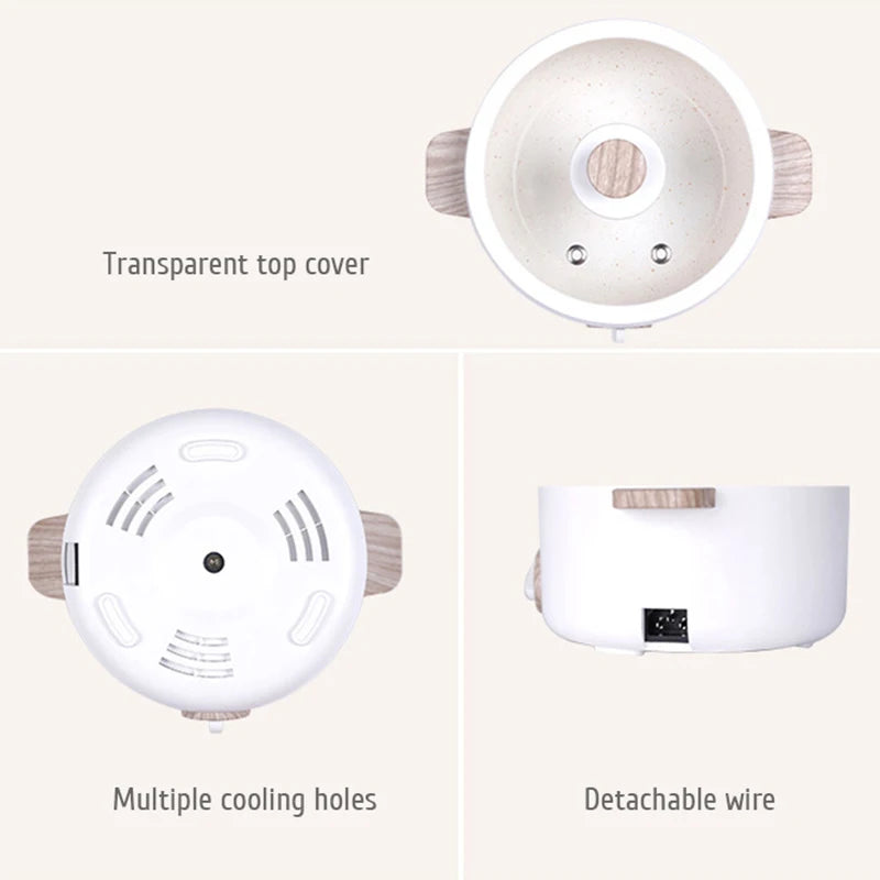 Multi-Function Mini Electric Cooker – 1.2L Portable Cooking Pot for Boiling, Steaming, and Rice Cooking – Ideal for Dorms, Offices, and Small Households