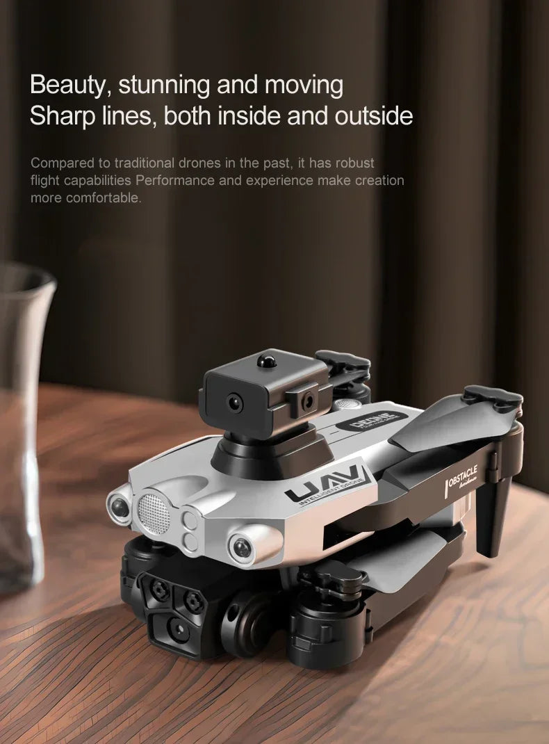 LU200 Drone – 8K Triple Camera, 5G GPS, 10KM Range, Obstacle Avoidance, Foldable Quadcopter