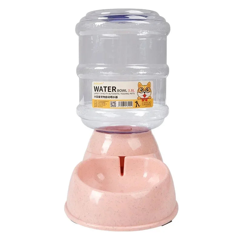 Automatic Pet Feeder & Water Dispenser – 2-in-1 Gravity-Fed System for Cats & Small Dogs