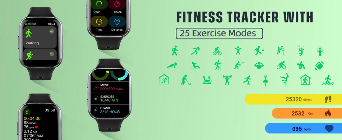 Nerunsa Smart Watch, 1.69" HD Touch Screen Fitness