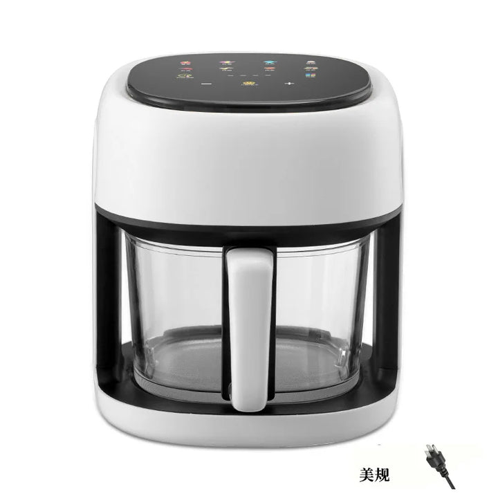 Smart Air Fryer Electric Visual Window 4.5L – Oil-Free 360° Convection Oven with Digital Controls for Healthy Cooking