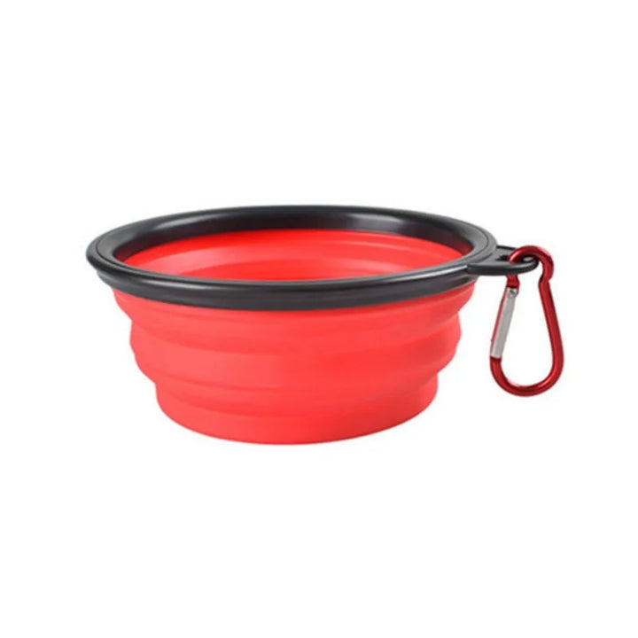 Portable Pet Food & Water Bowl – Durable TPR Silicone Collapsible Travel Bowl for Dogs & Cats