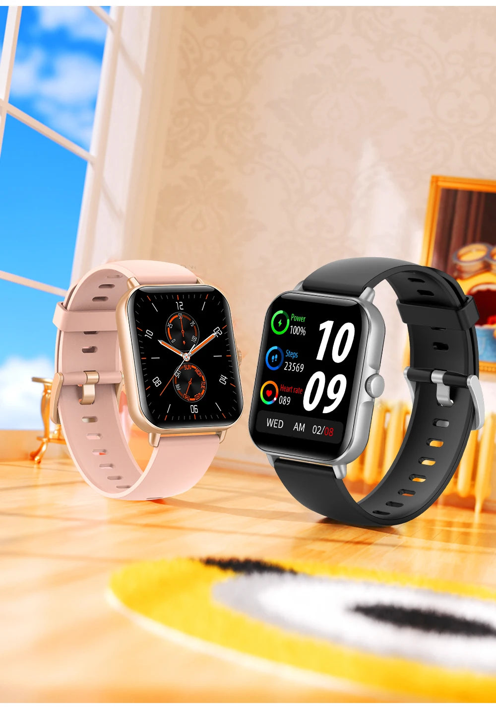 2022 Digital Smartwatch Sports Fitness Men's Women