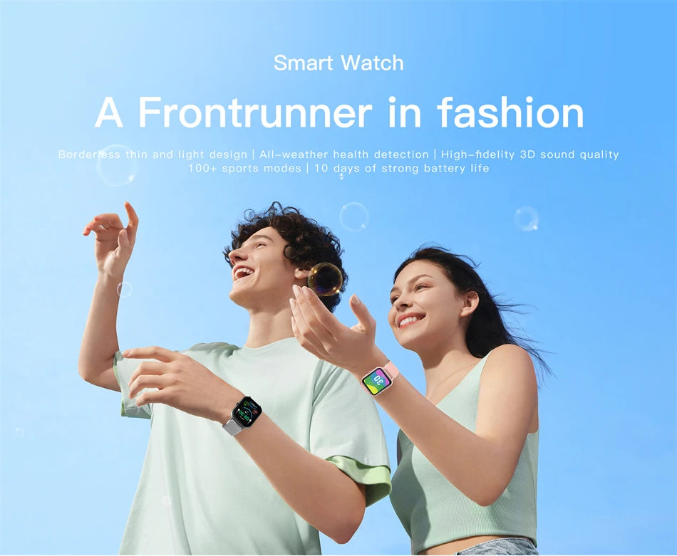 LIGE Waterproof Smart Watch Bluetooth Call Women