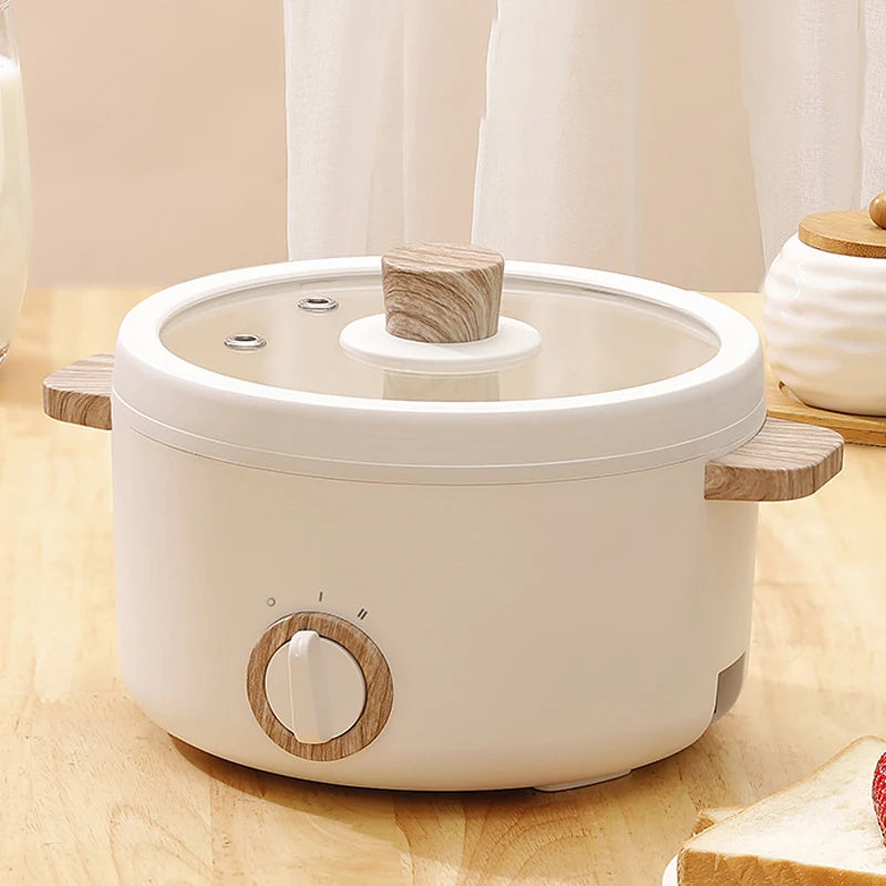 Multi-Function Mini Electric Cooker – 1.2L Portable Cooking Pot for Boiling, Steaming, and Rice Cooking – Ideal for Dorms, Offices, and Small Households
