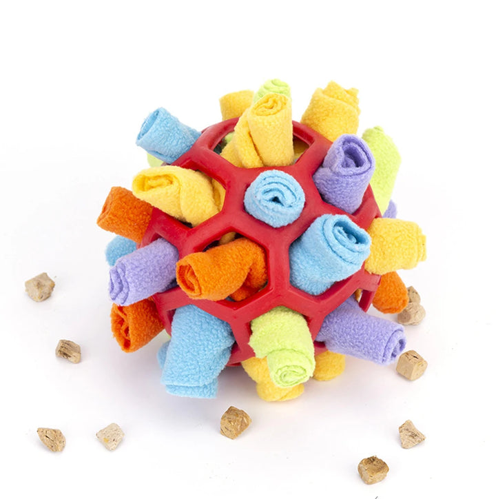 Interactive Pet Sniffing Ball – Educational Foraging & Training Toy for Dogs & Cats – Encourages Natural Feeding Behavior