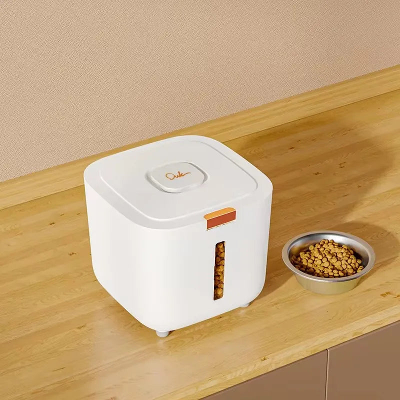 Airtight Pet Food Storage Barrel – Moisture-Proof Container for Cat & Dog Food
