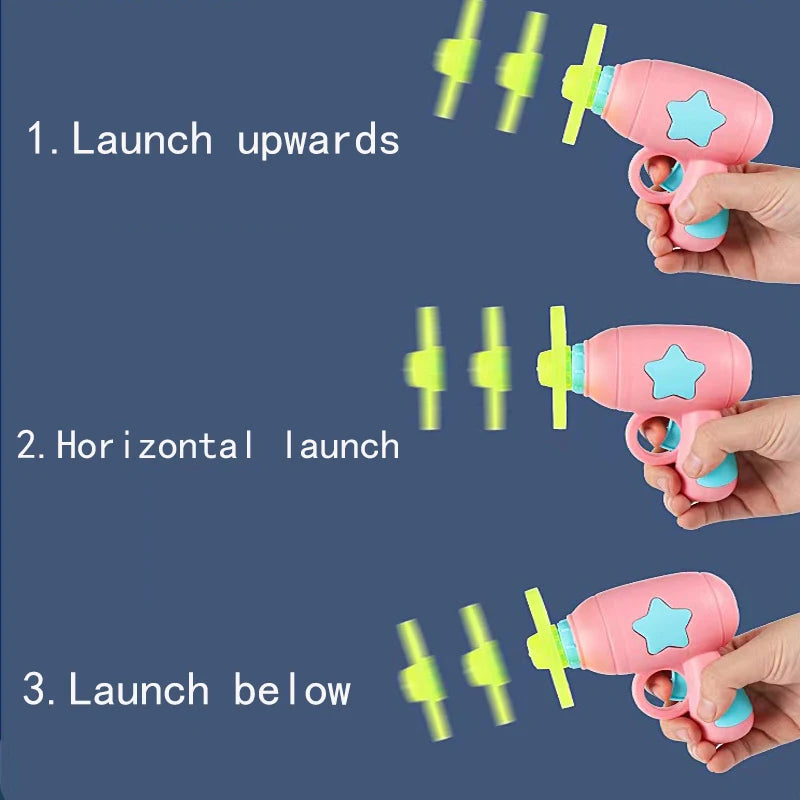 Funny Ball Cat Toy – Interactive Pet Play Training Launcher with EVA Balls & Flying Discs – Engaging Toy for Puppies & Kittens