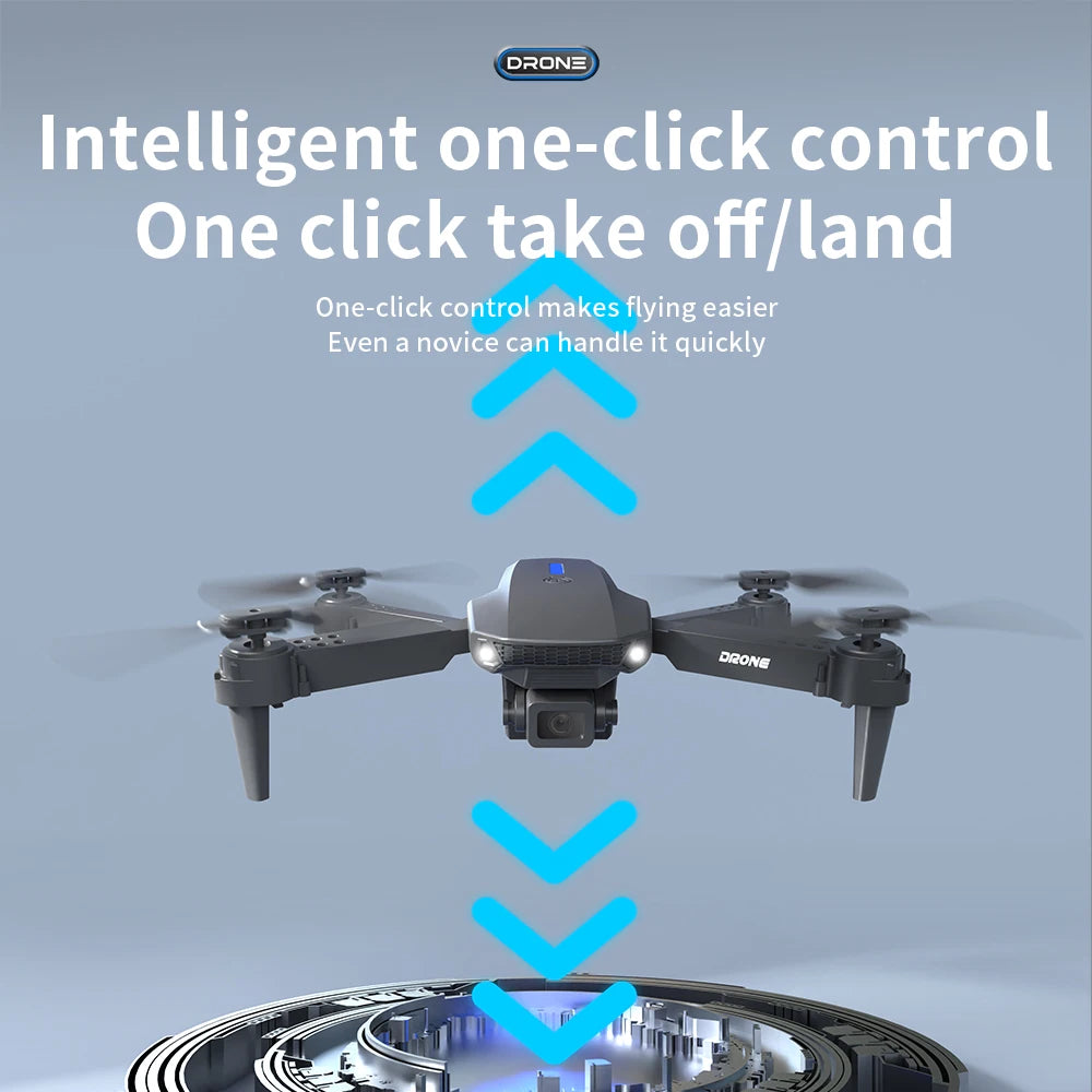 Foldable RC Drone – 4K HD Camera, WiFi FPV, Altitude Hold, Compact Quadcopter for Kids & Beginners