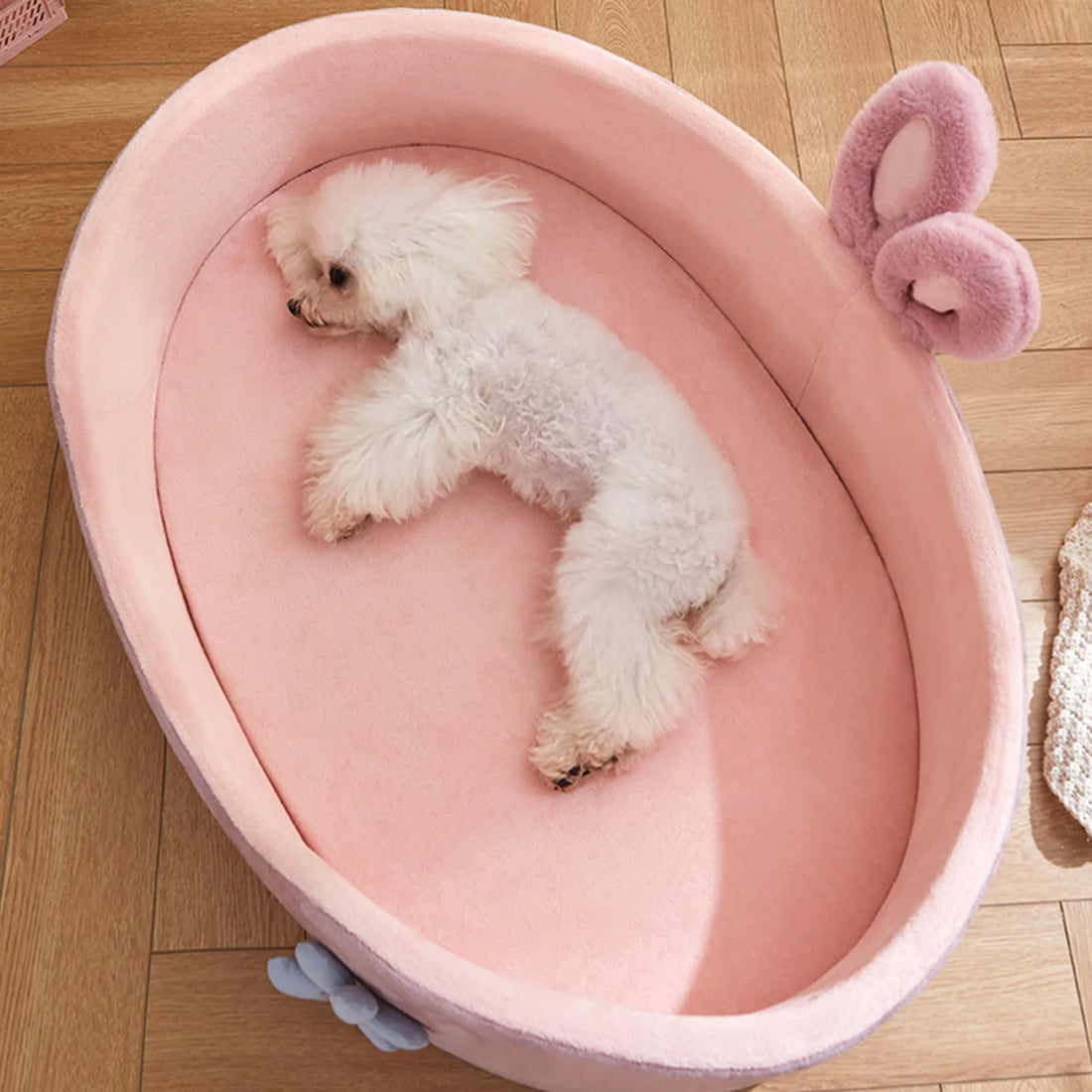 Detachable Washable Pet Bed – Soft, Comfortable & Warm Dog & Cat Sleeping Bed – All-Season Cozy Pet Cushion