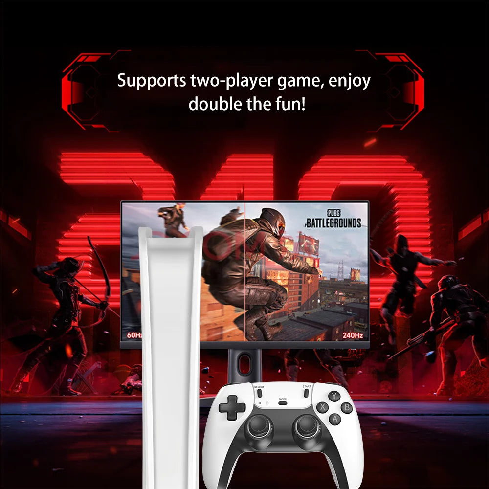M15 4K Retro Game Stick – 40,000+ Classic Games, 128GB, Dual Wireless Controllers