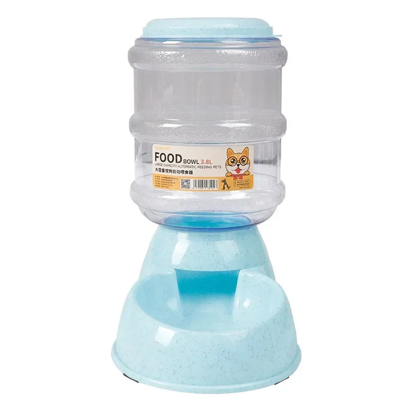 Automatic Pet Feeder & Water Dispenser – 2-in-1 Gravity-Fed System for Cats & Small Dogs