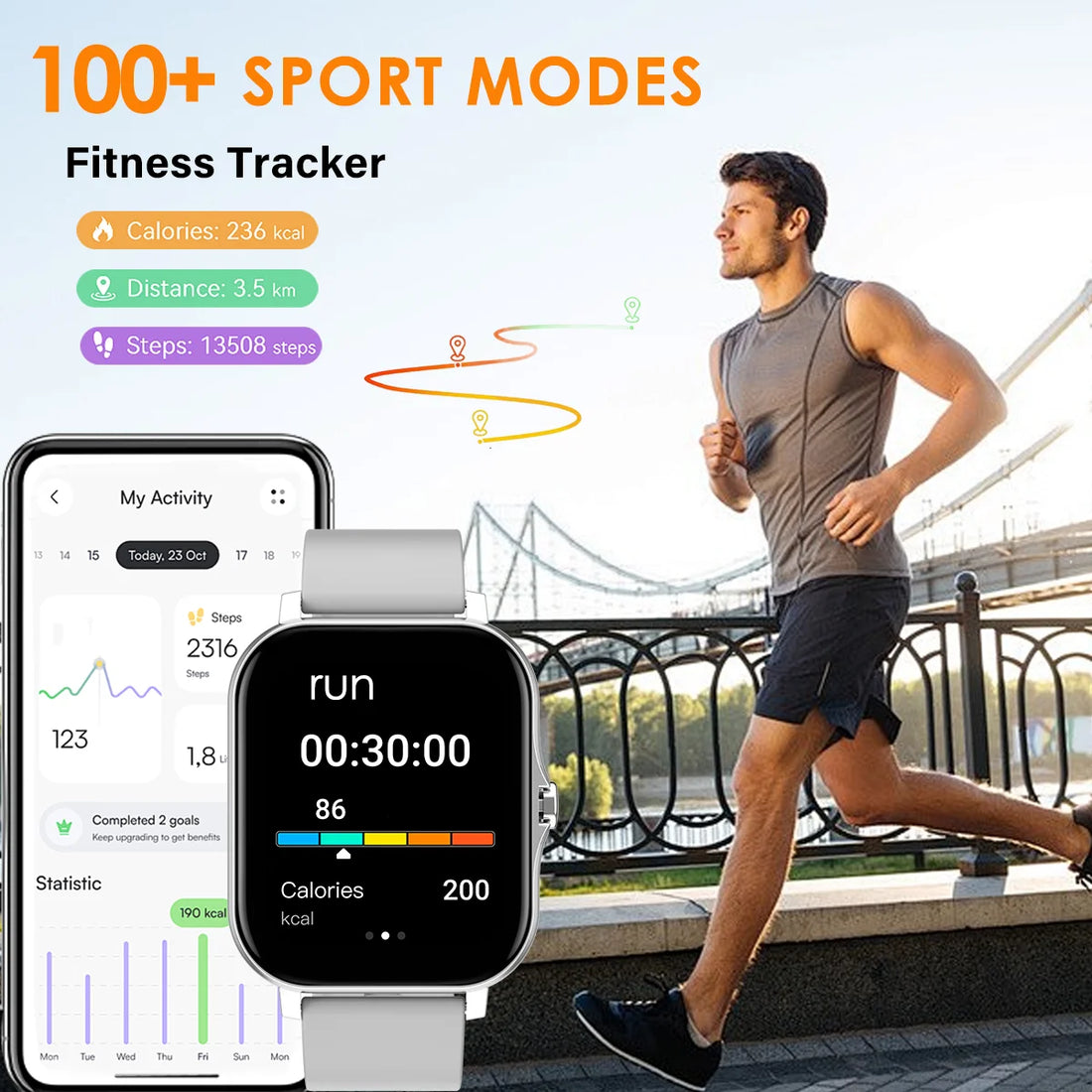 Smart Watch Bluetooth Call Smartwatch Touch Dial
