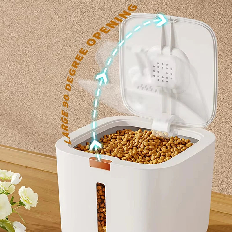 Airtight Pet Food Storage Barrel – Moisture-Proof Container for Cat & Dog Food