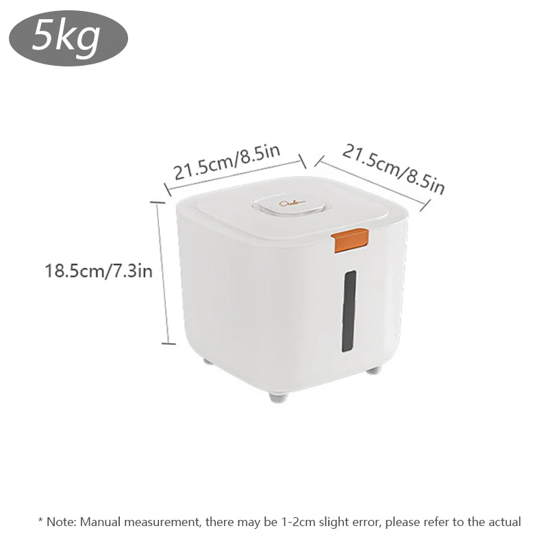 Airtight Pet Food Storage Barrel – Moisture-Proof Container for Cat & Dog Food