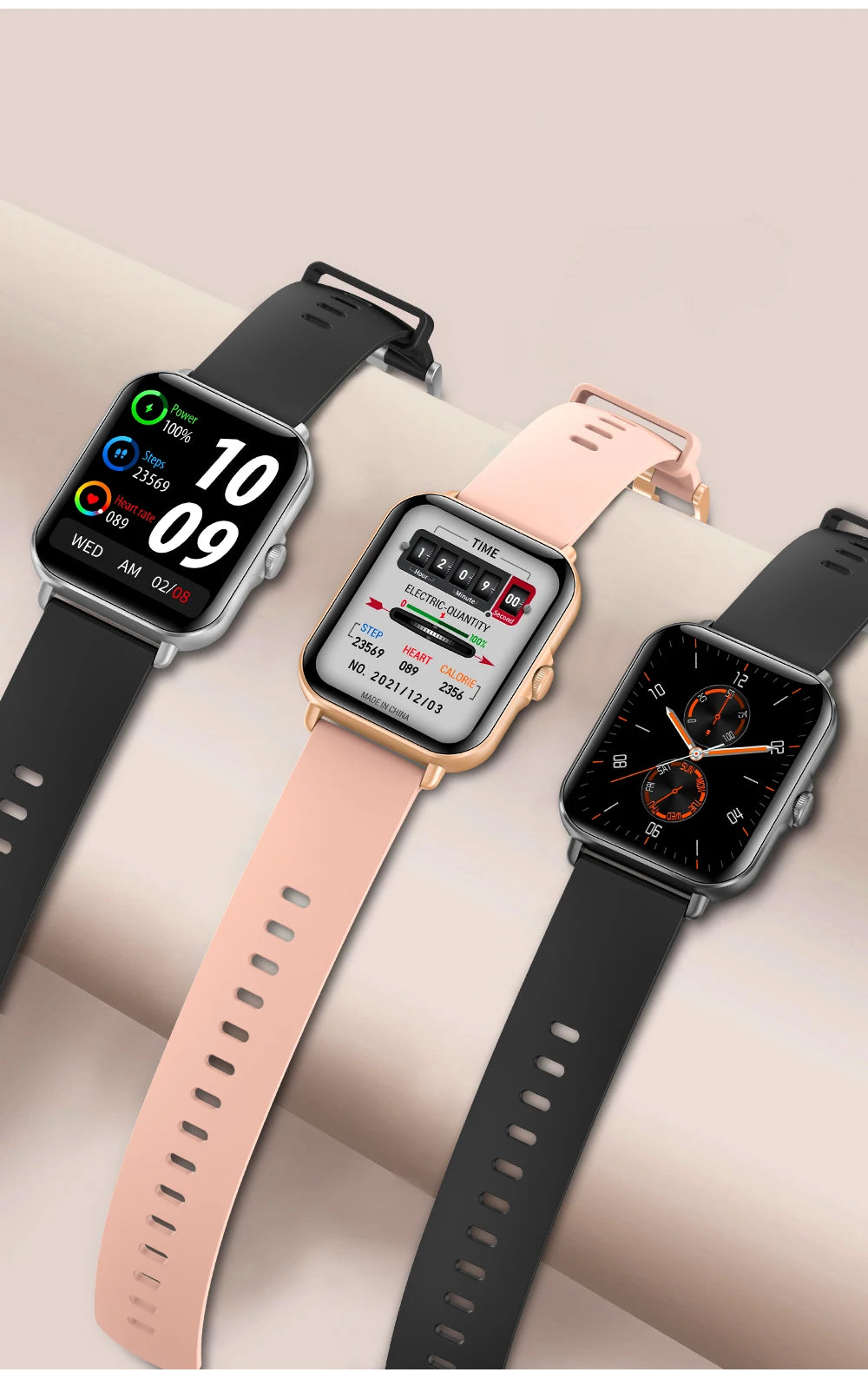 2022 Digital Smartwatch Sports Fitness Men's Women