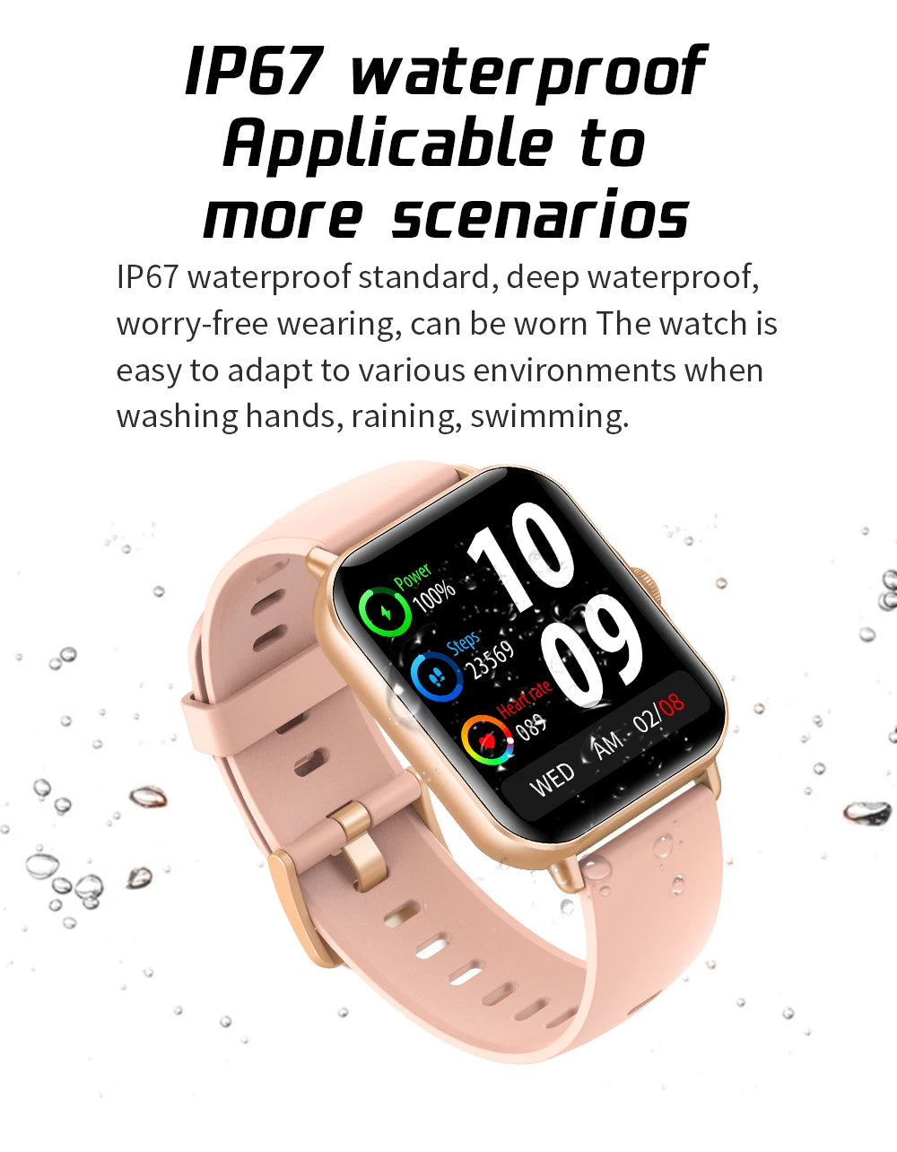 2022 Digital Smartwatch Sports Fitness Men's Women