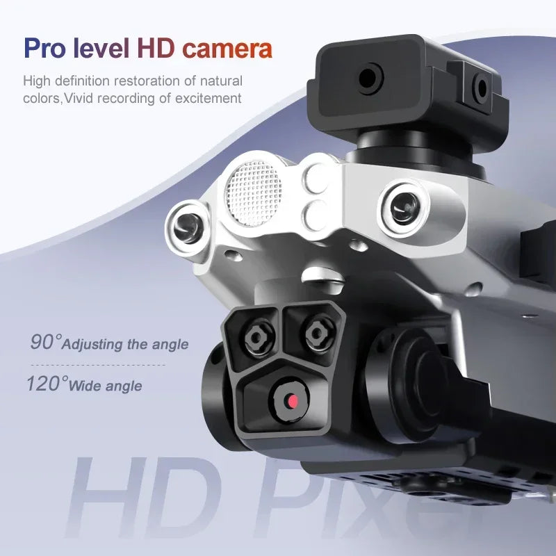 LU200 Drone – 8K Triple Camera, 5G GPS, 10KM Range, Obstacle Avoidance, Foldable Quadcopter