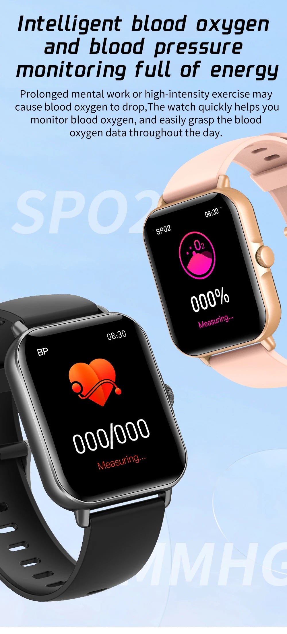 2022 Digital Smartwatch Sports Fitness Men's Women