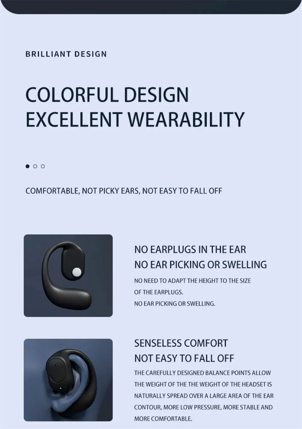 Wireless Bone Conduction Bluetooth Headset with Microphone – Noise-Cancelling, Hands-Free Earphones for Driving, Calls & Outdoor Activities