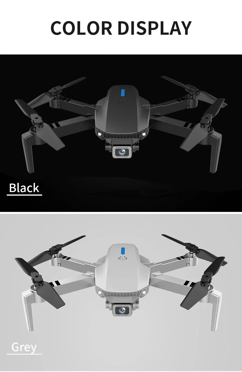 E88 Professional Wide Angle RC Drone – HD 4K Camera, Foldable Design, Ideal for Aerial Photography and Kids' Gifts