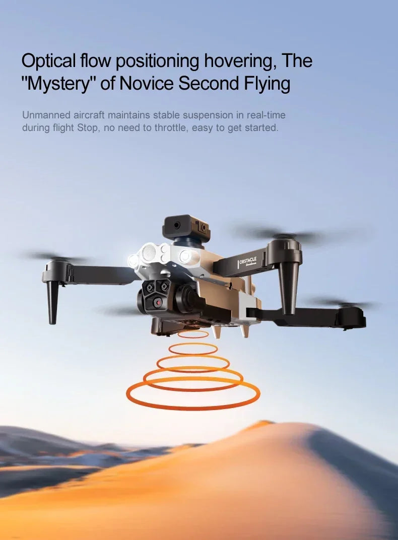 LU200 Drone – 8K Triple Camera, 5G GPS, 10KM Range, Obstacle Avoidance, Foldable Quadcopter