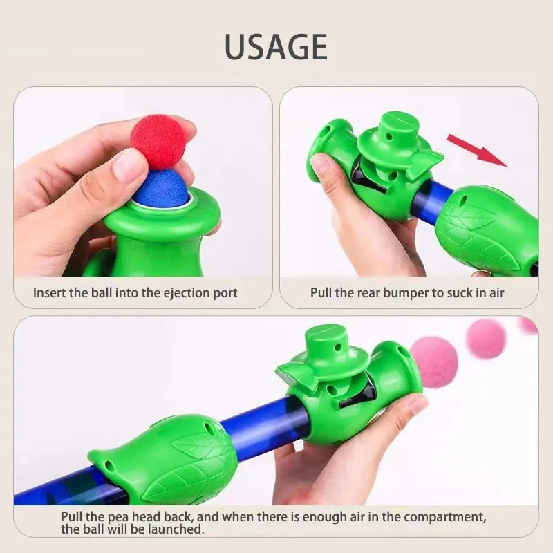 Funny Ball Cat Toy – Interactive Pet Play Training Launcher with EVA Balls & Flying Discs – Engaging Toy for Puppies & Kittens