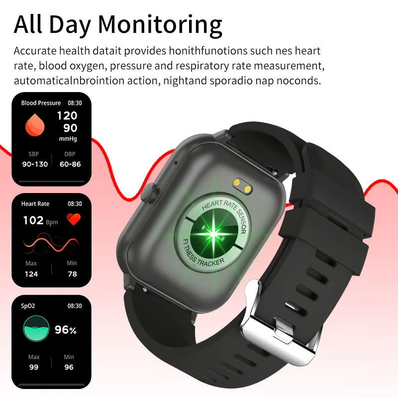 LIGE Waterproof Smart Watch Bluetooth Call Women