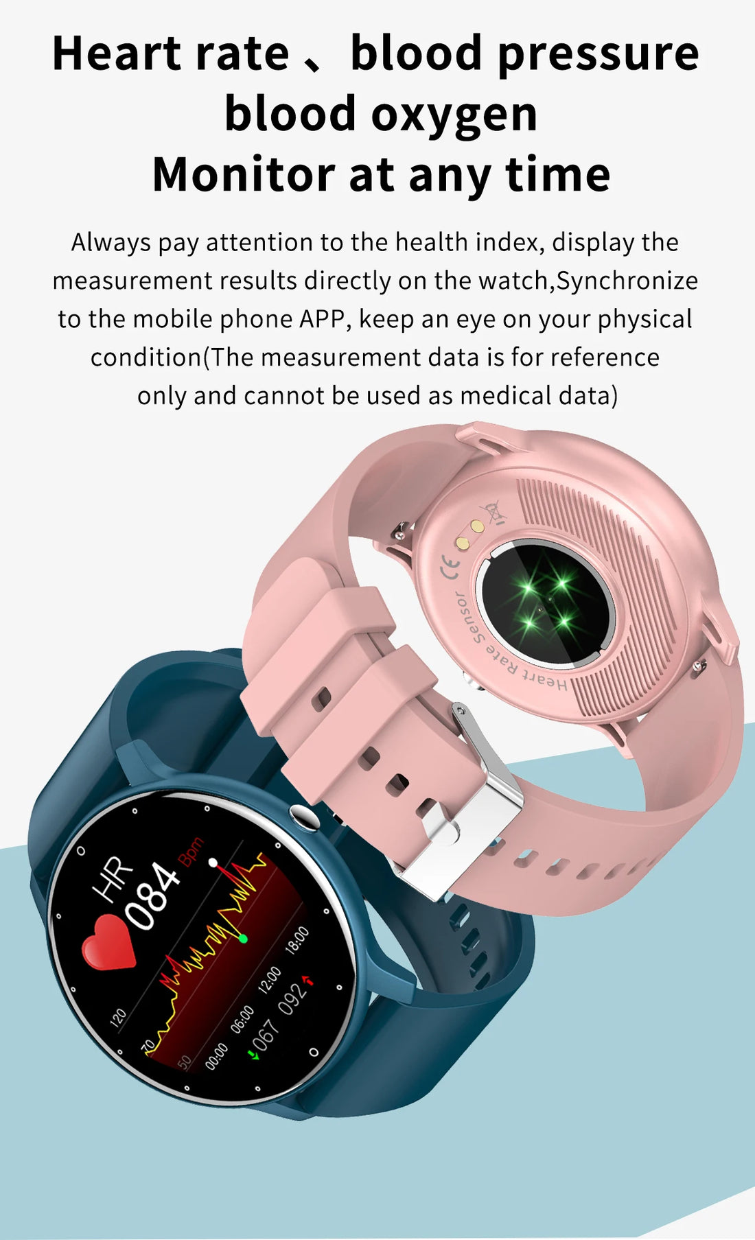 LIGE 2024 Smart watch Ladies Full touch Screen Sports