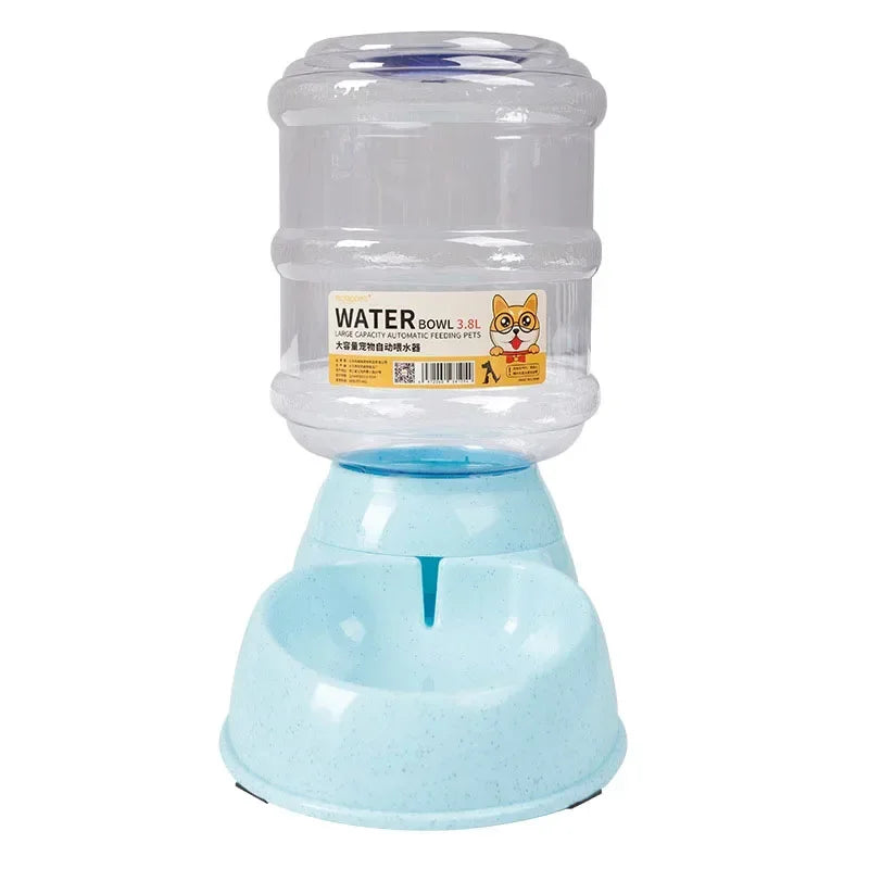 Automatic Pet Feeder & Water Dispenser – 2-in-1 Gravity-Fed System for Cats & Small Dogs