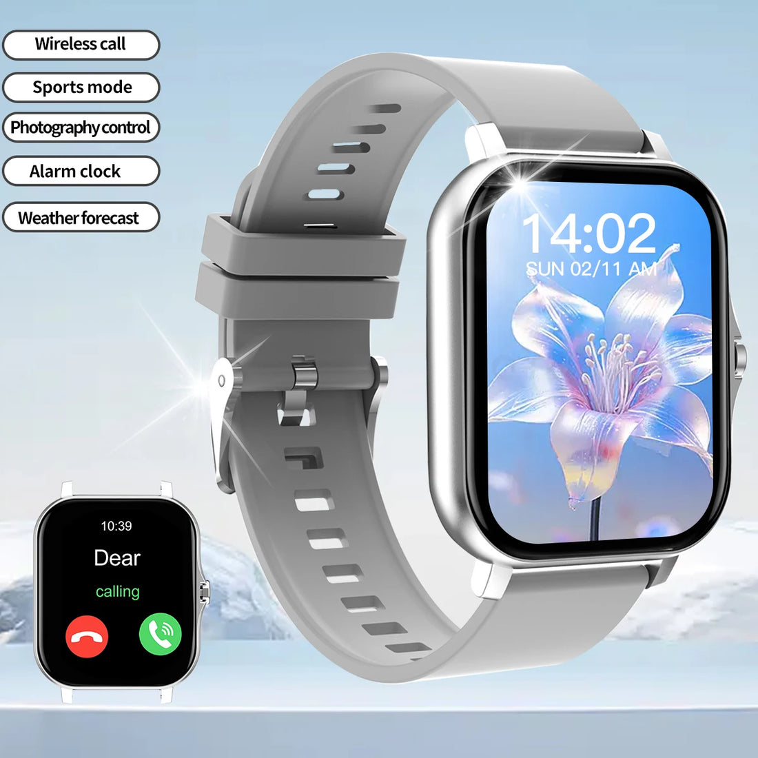Smart Watch Bluetooth Call Smartwatch Touch Dial