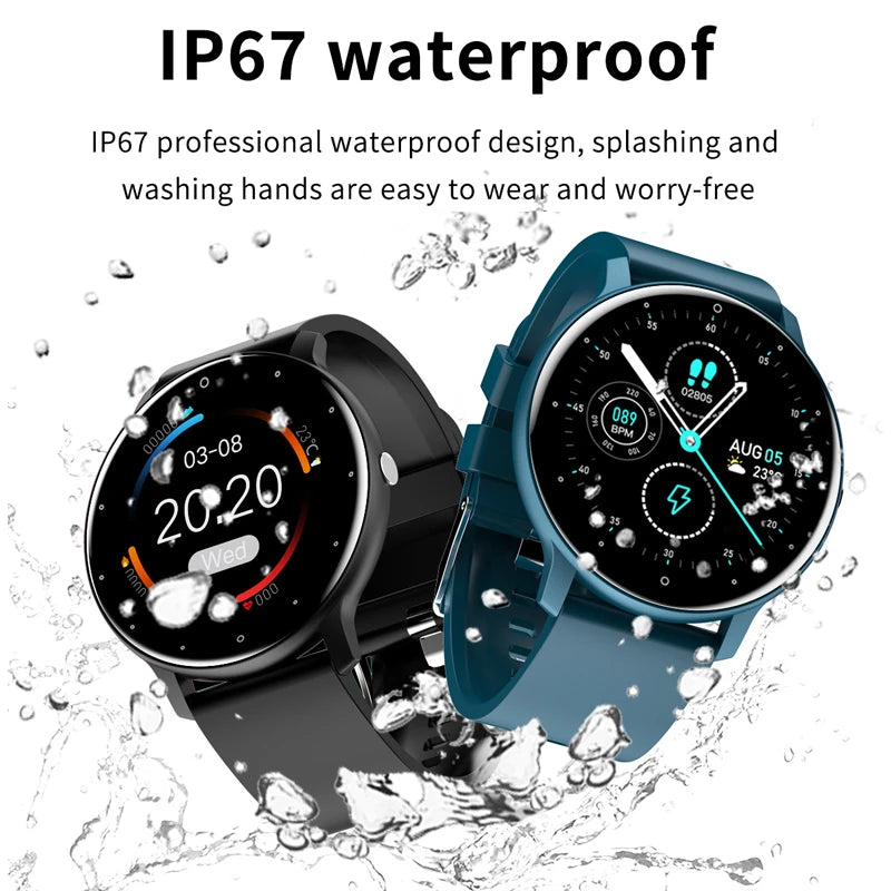 LIGE 2024 Smart watch Ladies Full touch Screen Sports