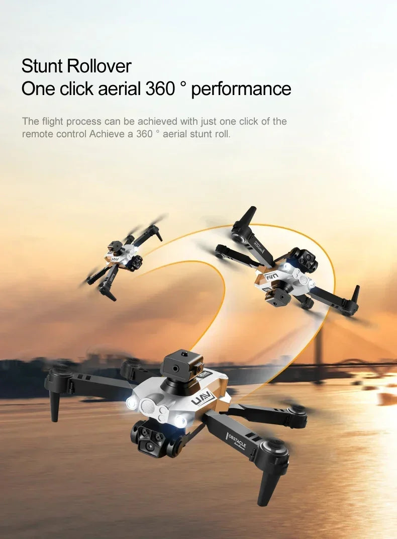 LU200 Drone – 8K Triple Camera, 5G GPS, 10KM Range, Obstacle Avoidance, Foldable Quadcopter