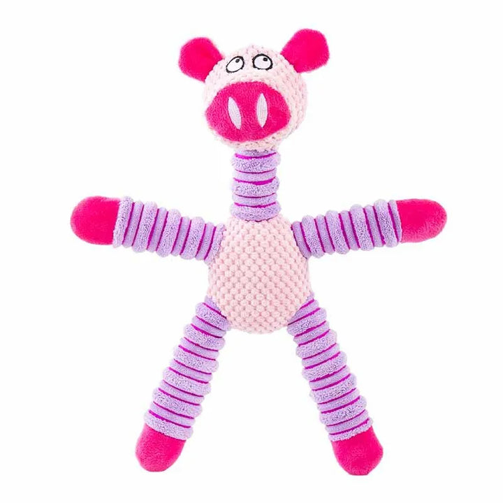Elephant Pet Push Toy – Interactive Self-Relieving & Vocalizing Toy for Dogs & Cats – Bite-Resistant Teeth Grinding Chew Toy
