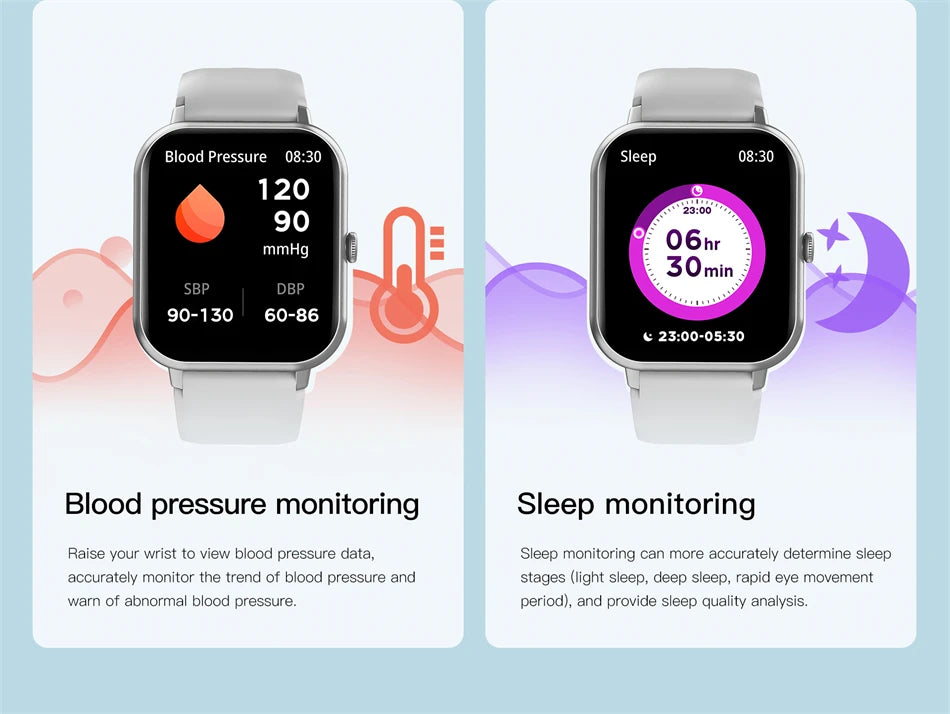LIGE Waterproof Smart Watch Bluetooth Call Women