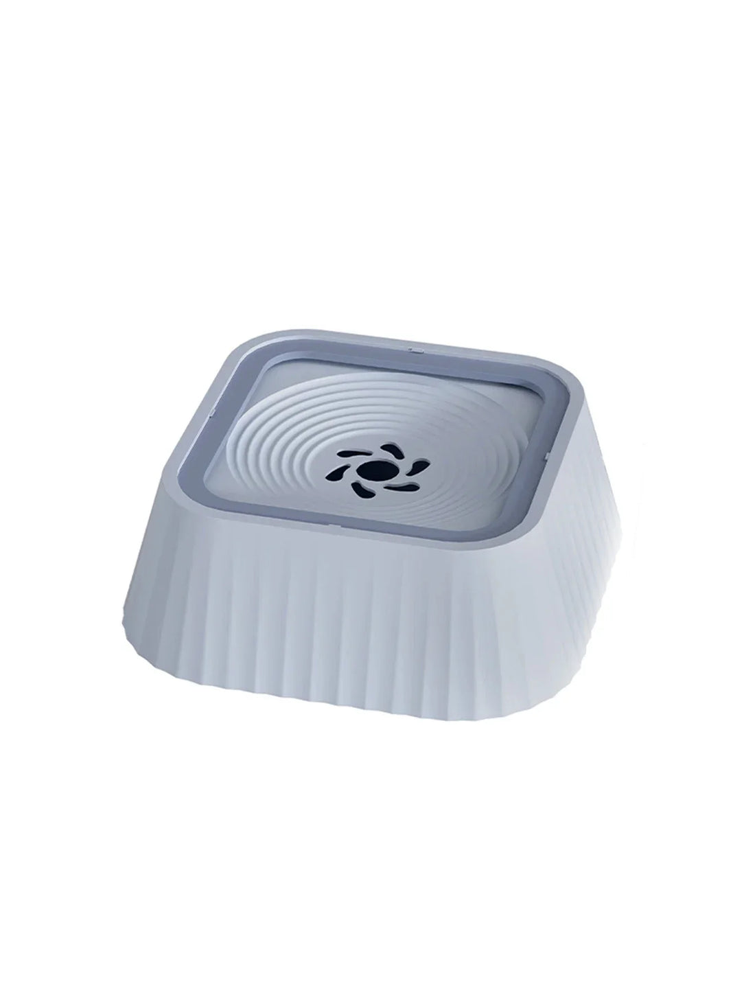 Pet Water Fountain with Floating Plates – No-Spill Dog Water Bowl & Slow Feeder