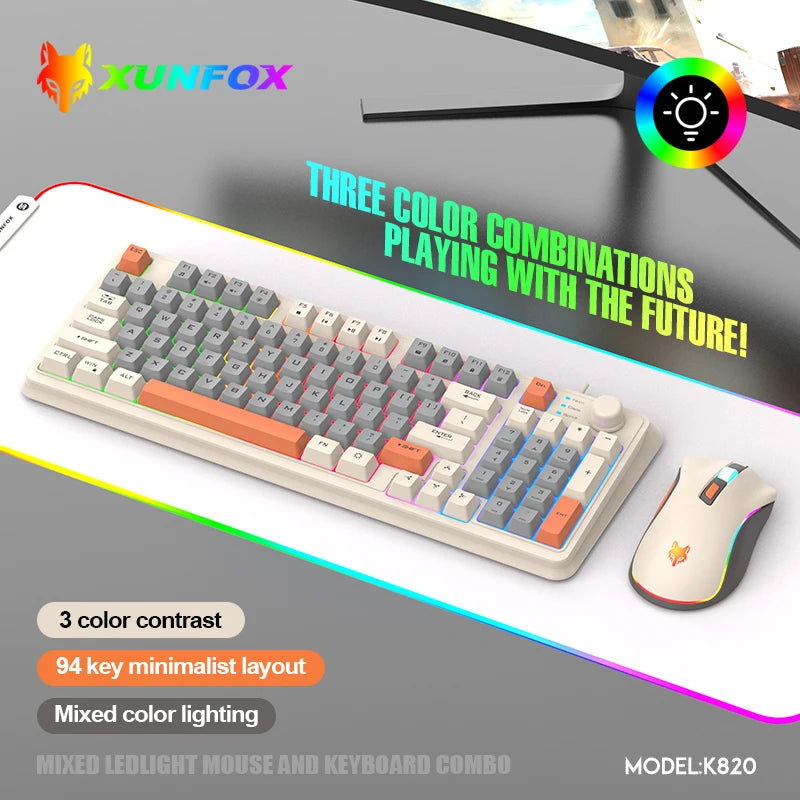60% Wired Gaming Keyboard – RGB Backlit Ultra-Compact 61-Key Waterproof Mini Keyboard for PC/Mac Gamers