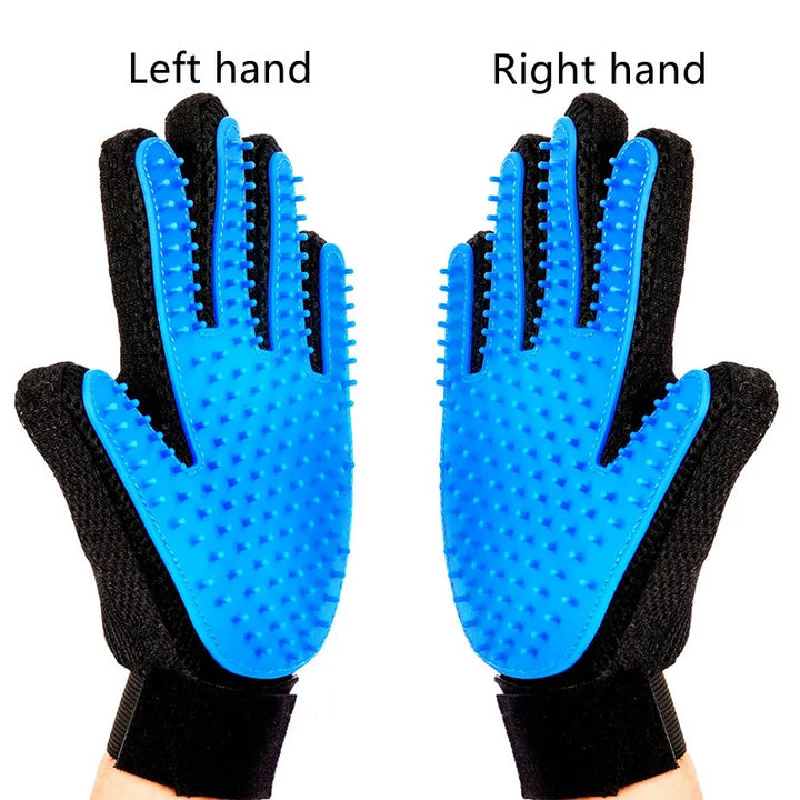 Fashion Rubber Pet Bath Brush Silicone Glove – Eco-Friendly Grooming & Massage Tool for Dogs & Cats