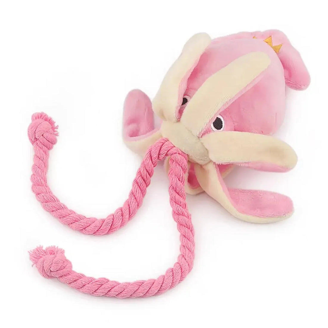 Super Pet Octopus Plush Rope Toy – Bite-Resistant Interactive Chew Toy for Dogs & Cats